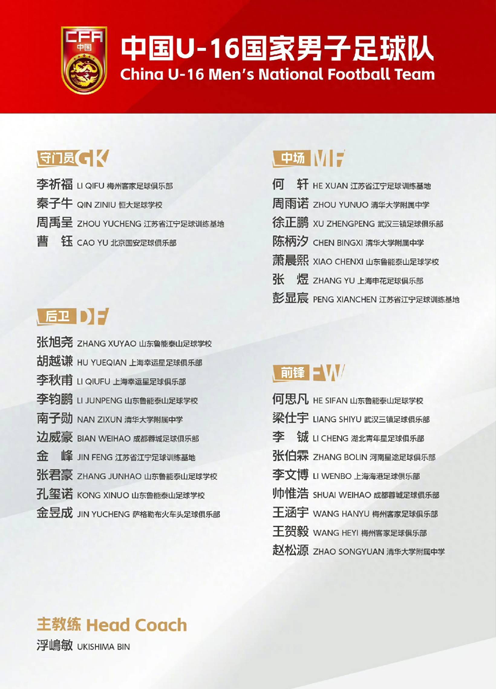 关于世界杯预选赛集训名单公布，新星脱颖而出的信息